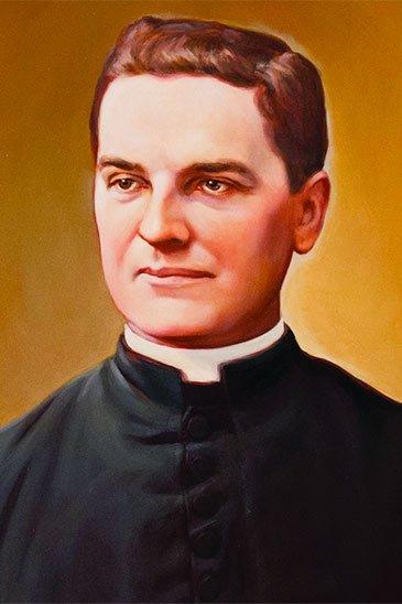 Portrait of Blessed Michael McGivney, founder of the Knights of Columbus.